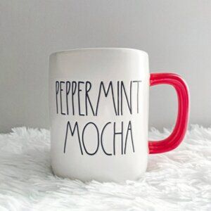 Rae Dunn Peppermint Mocha Mug NEW